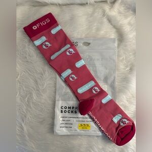 Figs compression socks Peace Out Cancer small